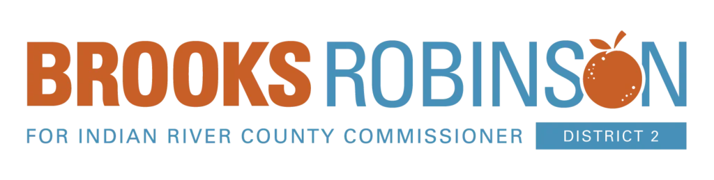 Brooks Robinson for Indian River Counter Commissioner District 2 Logo in full color